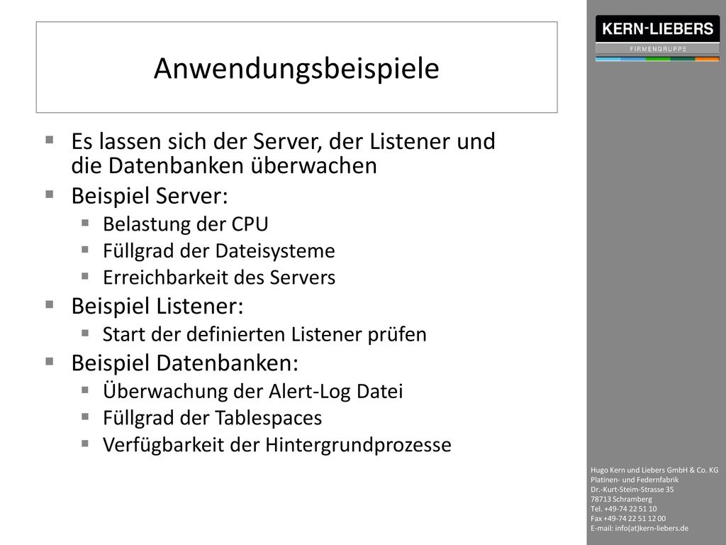 Hugo Kern und Liebers GmbH & Co. KG Platinen- und Federnfabrik Dr