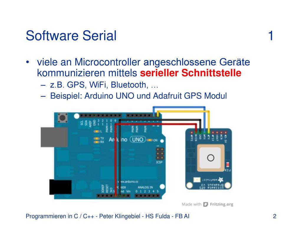 Software Serial 1 viele an Microcontroller angeschlossene Geräte kommunizieren mittels serieller Schnittstelle.