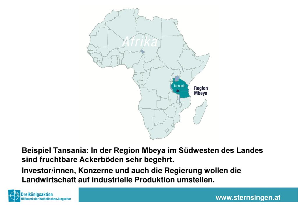 Beispiel Tansania: In der Region Mbeya im Südwesten des Landes sind fruchtbare Ackerböden sehr begehrt.