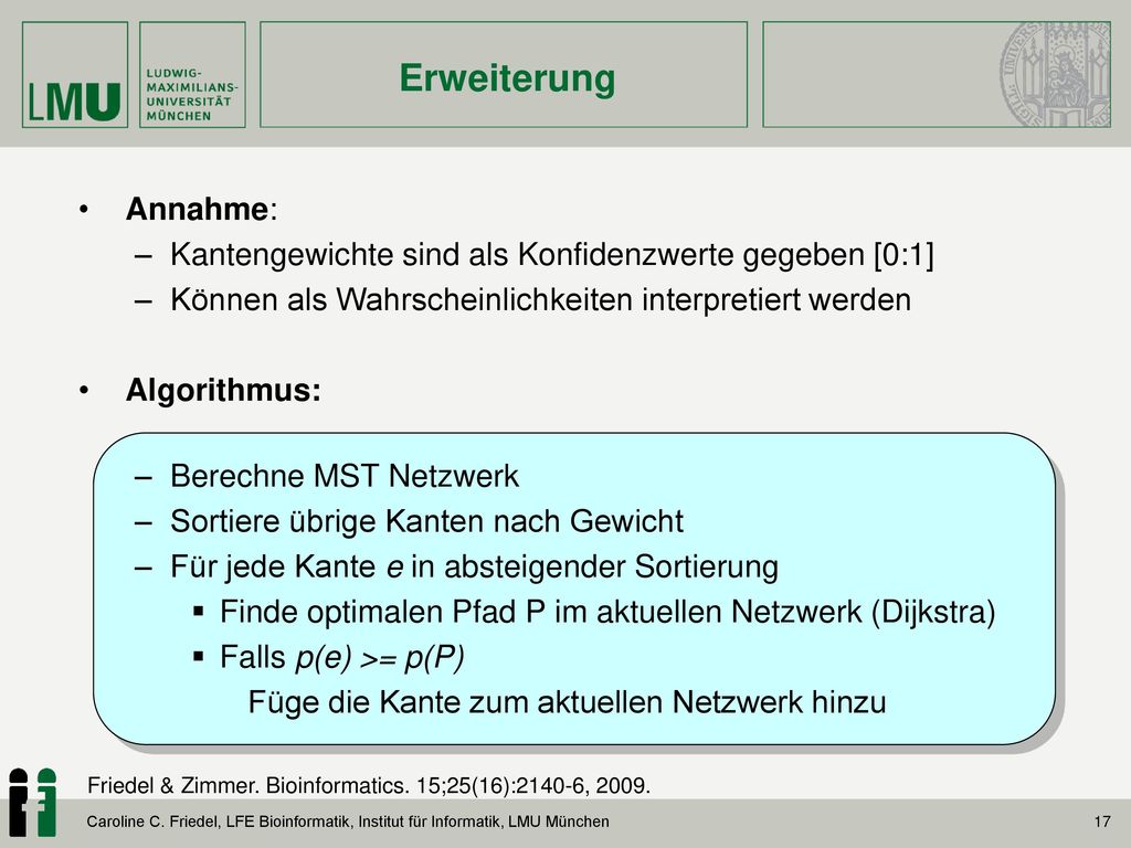 Mehr als nur Komplexe … Vorhersage der physikalischen Interaktionen basierend nur auf Purifikationsdaten.