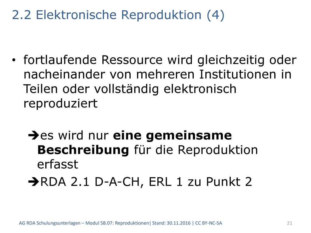 2.2 Elektronische Reproduktion (4)