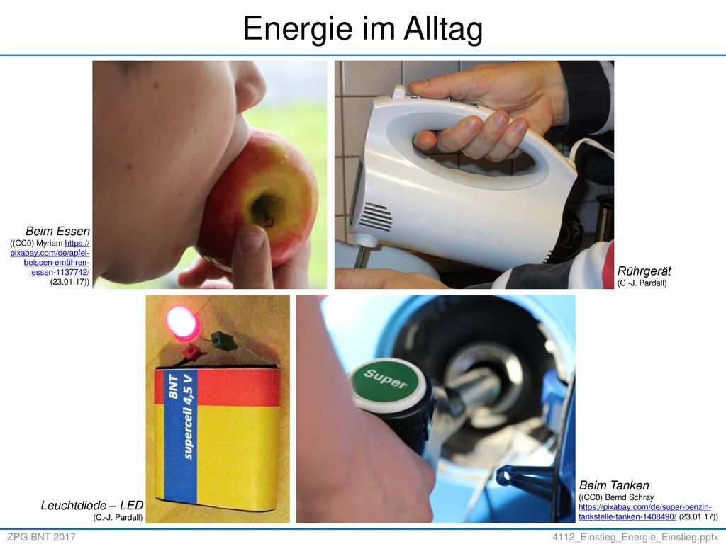 Energie im Alltag Praktikum