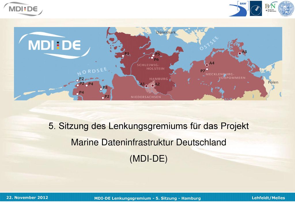 5. Sitzung des Lenkungsgremiums für das Projekt