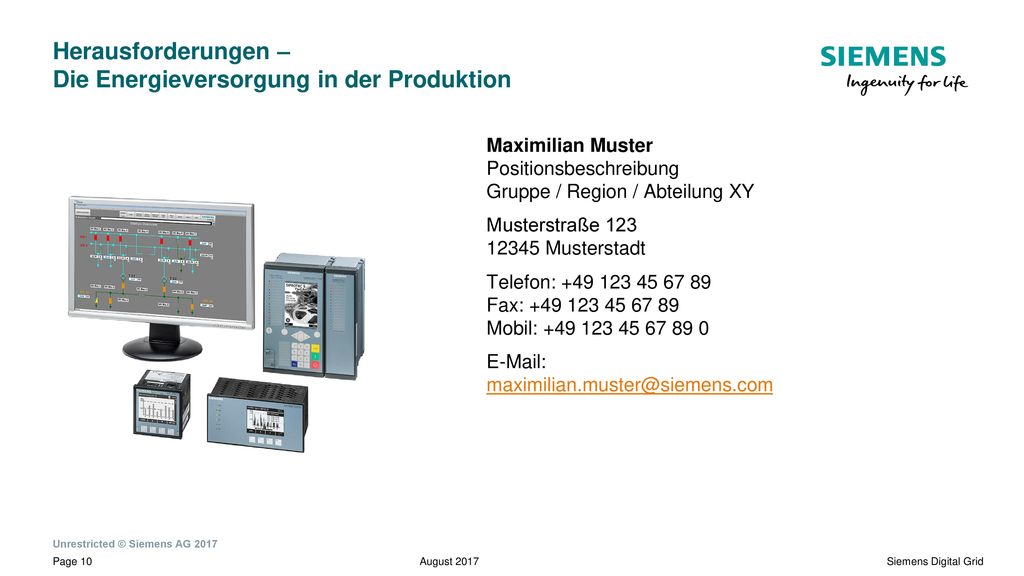 Herausforderungen – Die Energieversorgung in der Produktion