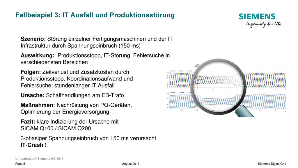 Fallbeispiel 3: IT Ausfall und Produktionsstörung
