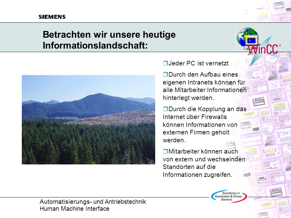 Betrachten wir unsere heutige Informationslandschaft: