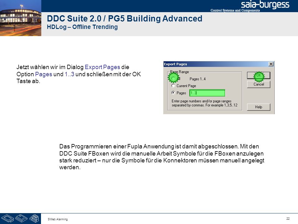 DDC Suite 2.0 / PG5 Building Advanced HDLog – Offline Trending