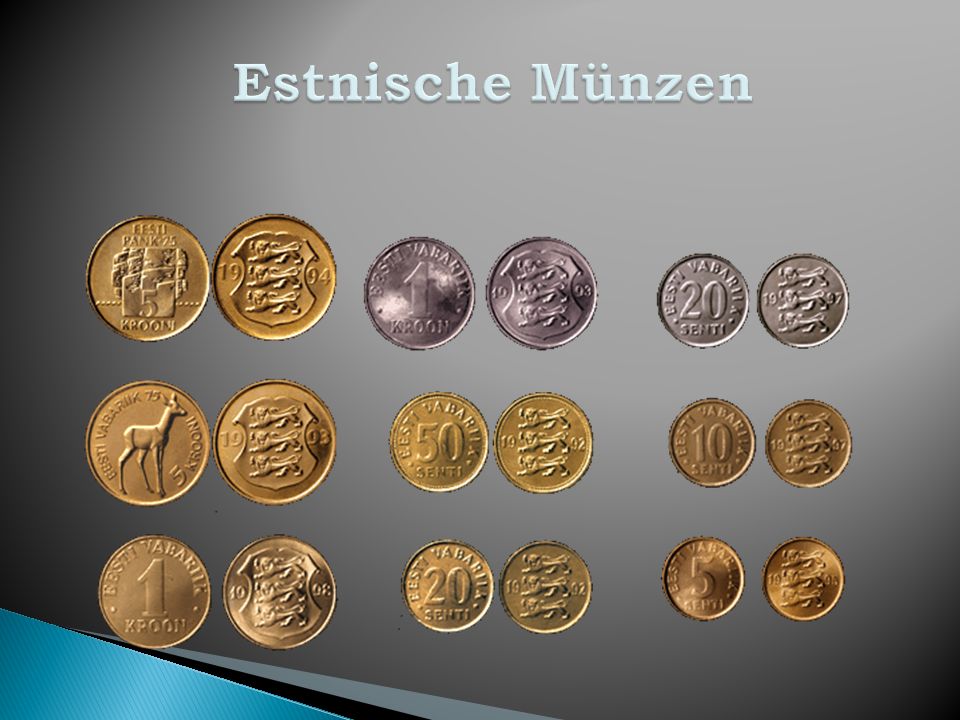 Estnische Münzen