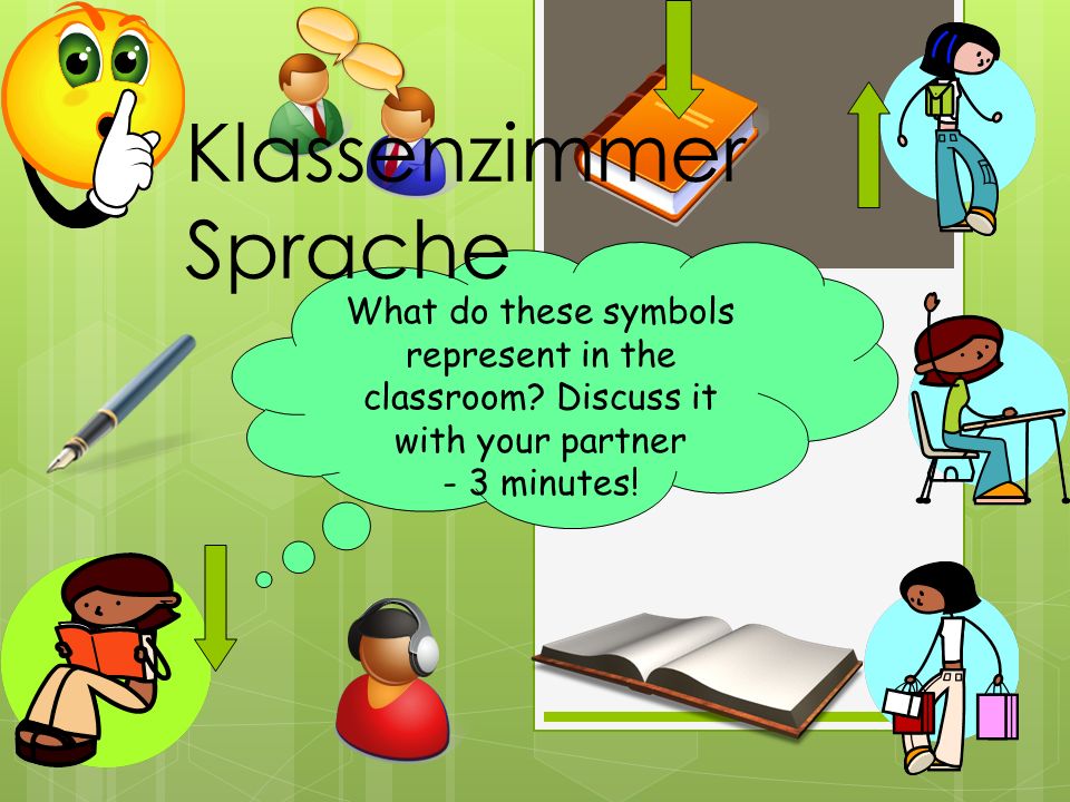 Klassenzimmer Sprache