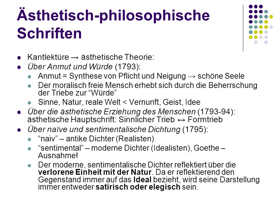 Ästhetisch-philosophische Schriften