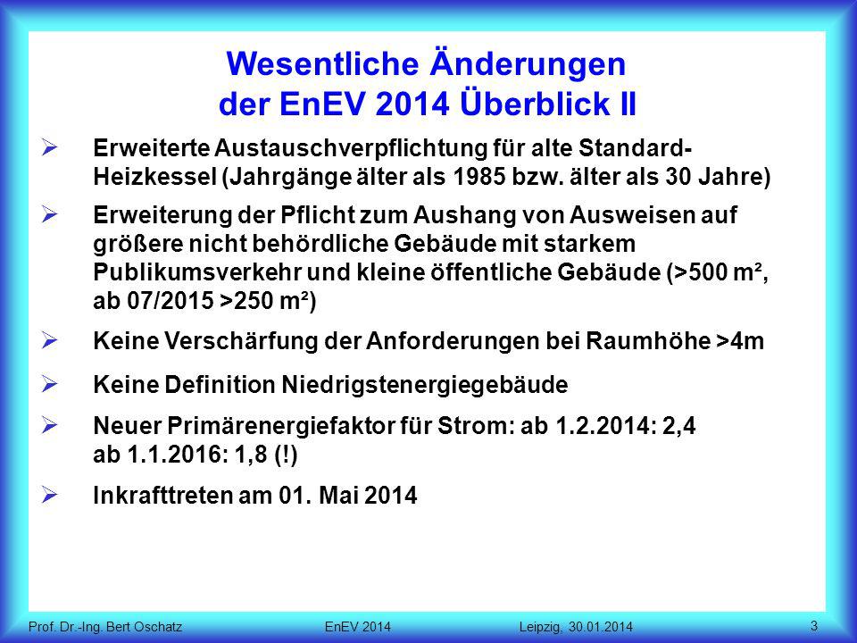 Wesentliche Änderungen
