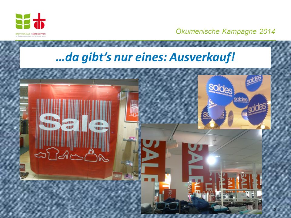 …da gibt’s nur eines: Ausverkauf!
