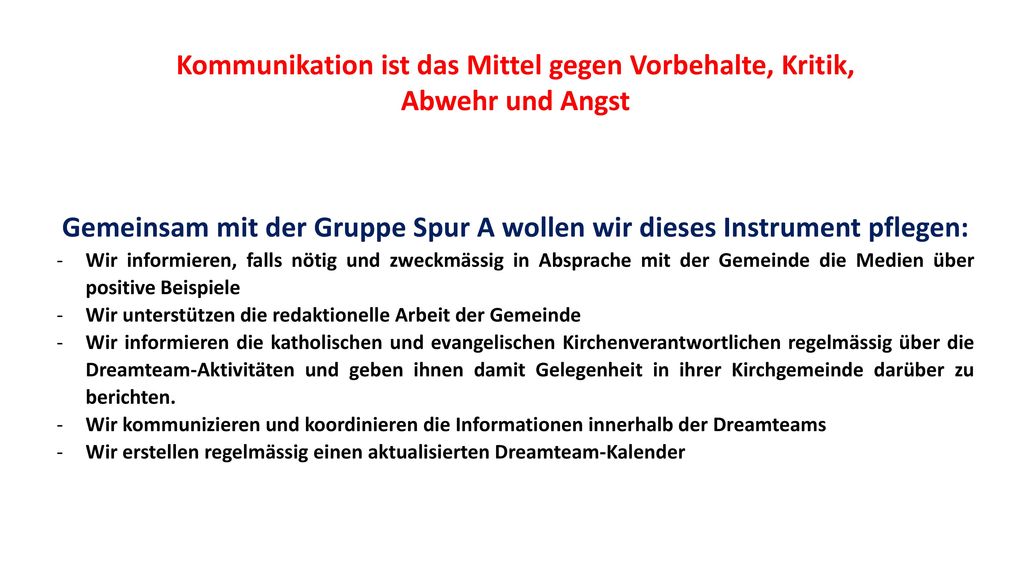 Gemeinsam mit der Gruppe Spur A wollen wir dieses Instrument pflegen: