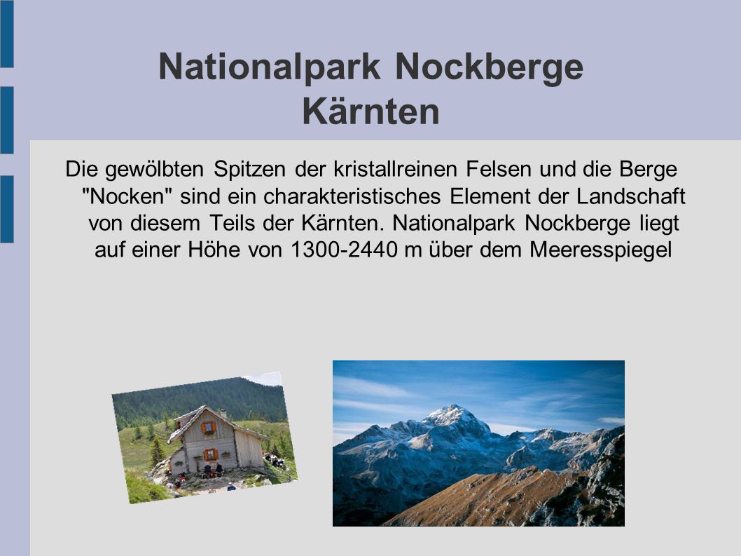Nationalpark Nockberge Kärnten