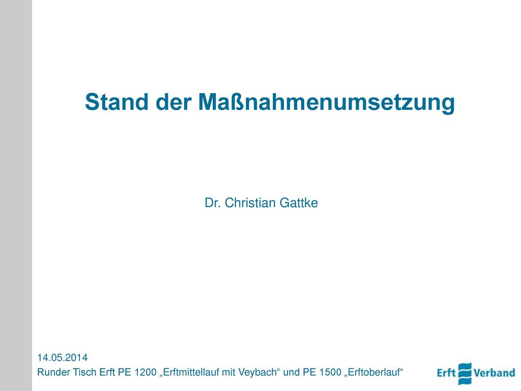 Gesamt 107 / 837 (13 %) Stand Umsetzung Maßnahmen aus UFP