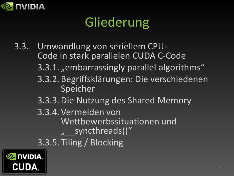 Gliederung