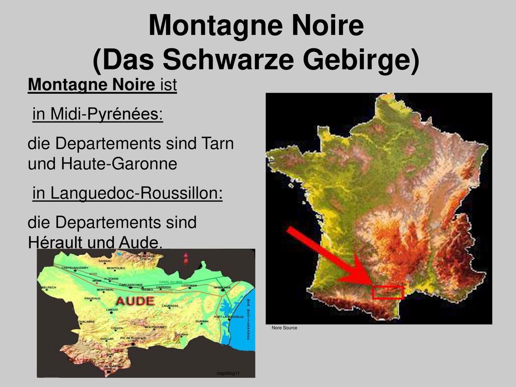 Montagne Noire (Das Schwarze Gebirge)