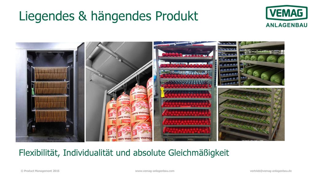 Liegendes & hängendes Produkt