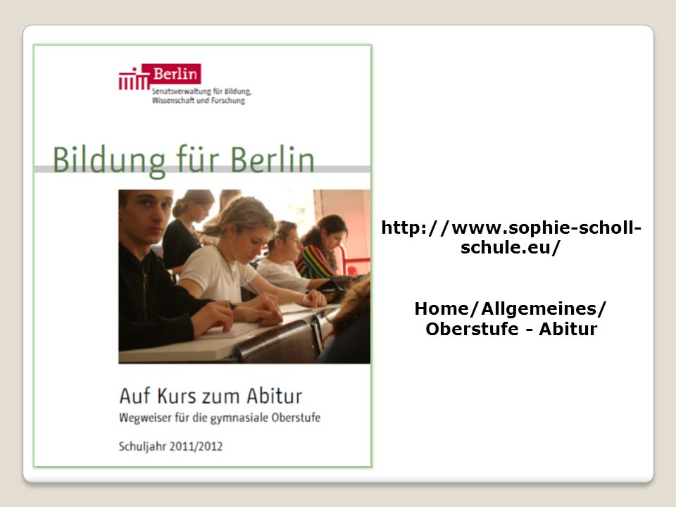 Home/Allgemeines/ Oberstufe - Abitur