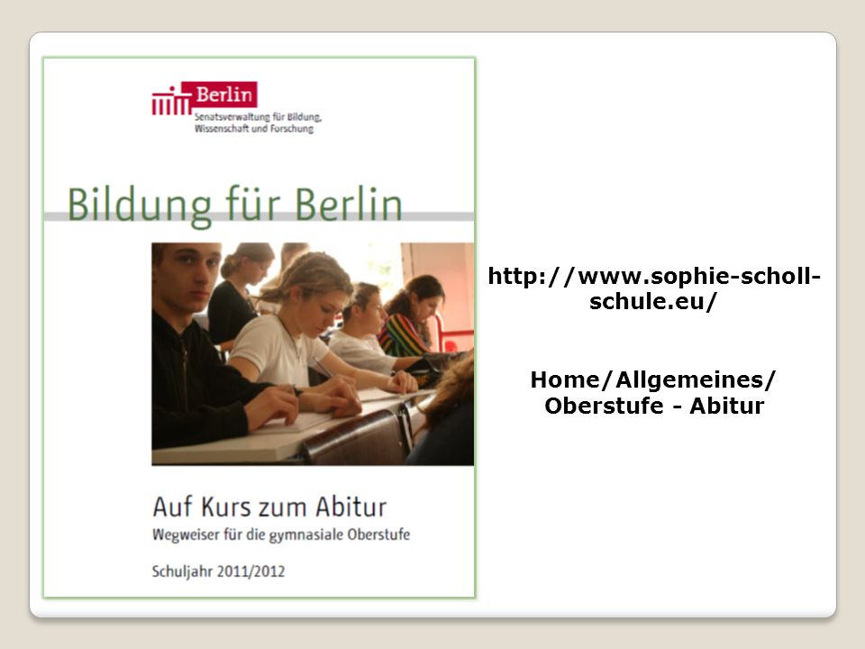 Home/Allgemeines/ Oberstufe - Abitur