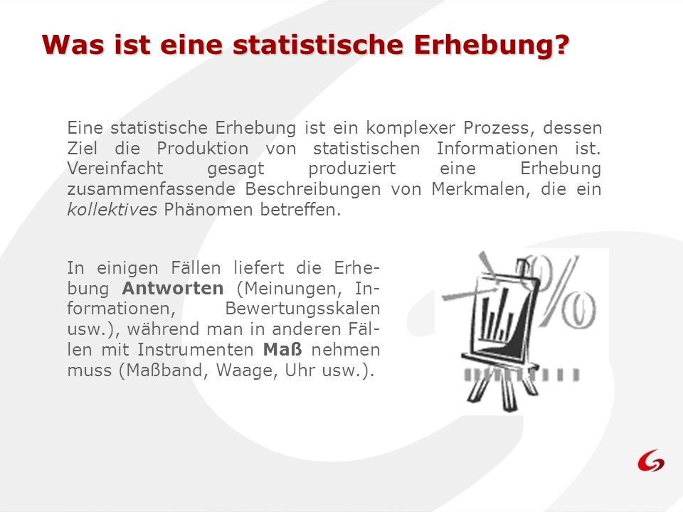 Was ist eine statistische Erhebung