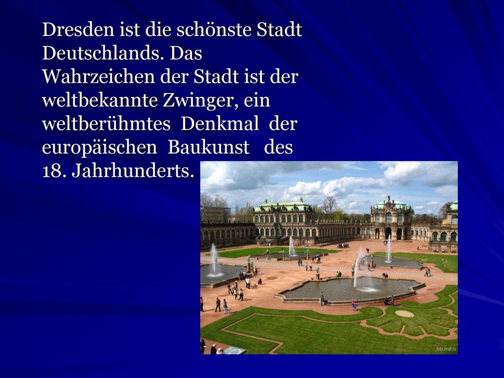 Das ist stadt. Дрезден город презентация. Сообщение о Дрездене. Дрезден презентация на немецком языке. Дрезден на немецком языке.