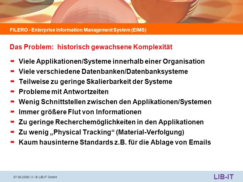Das Problem: historisch gewachsene Komplexität