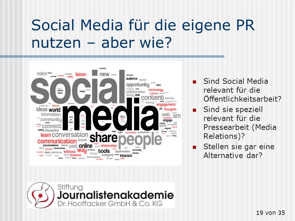 Social Media für die eigene PR nutzen – aber wie