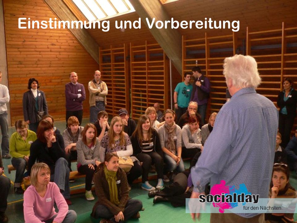 Einstimmung und Vorbereitung
