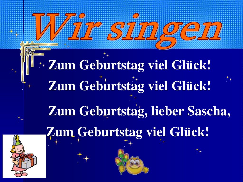Zum Geburtstag viel Glück!