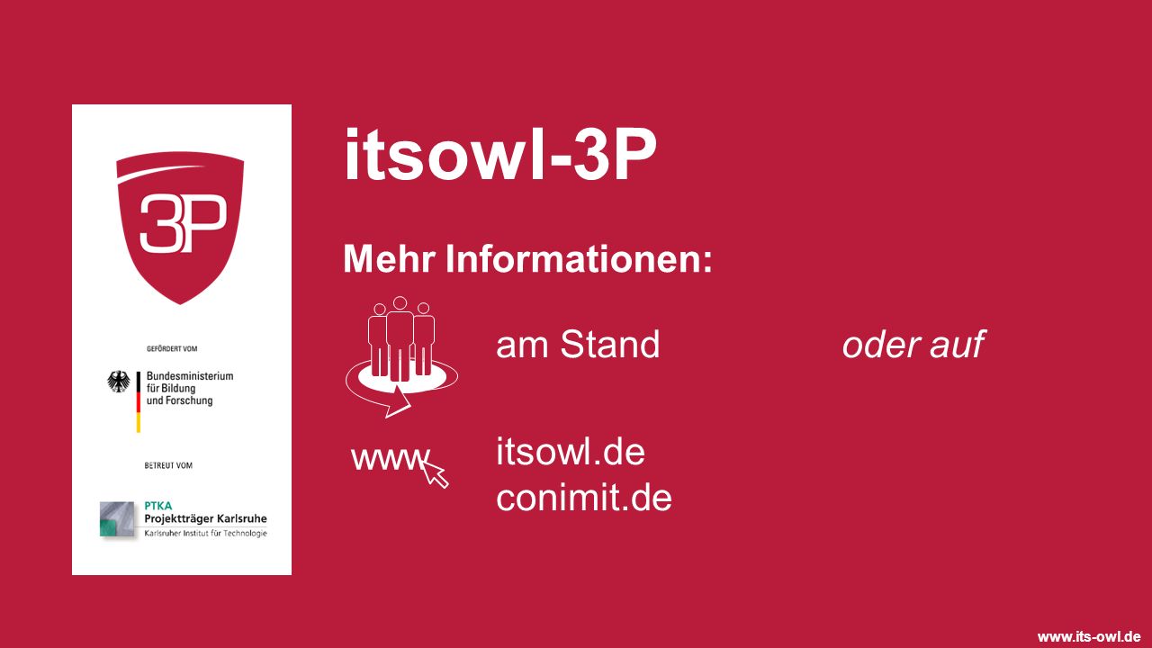 itsowl-3P Mehr Informationen: am Stand oder auf itsowl.de conimit.de