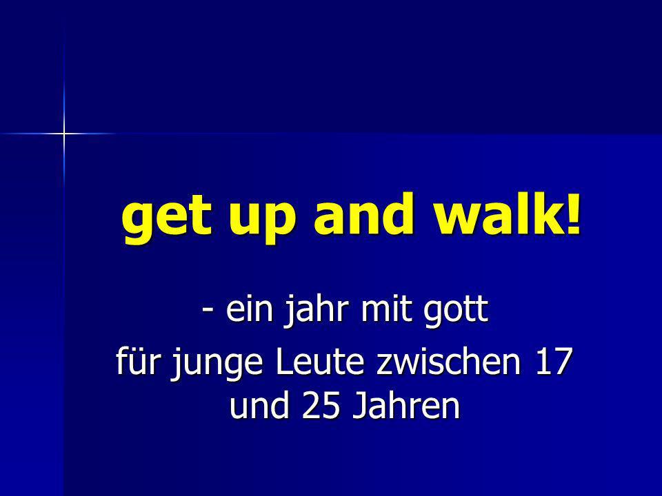 - ein jahr mit gott für junge Leute zwischen 17 und 25 Jahren