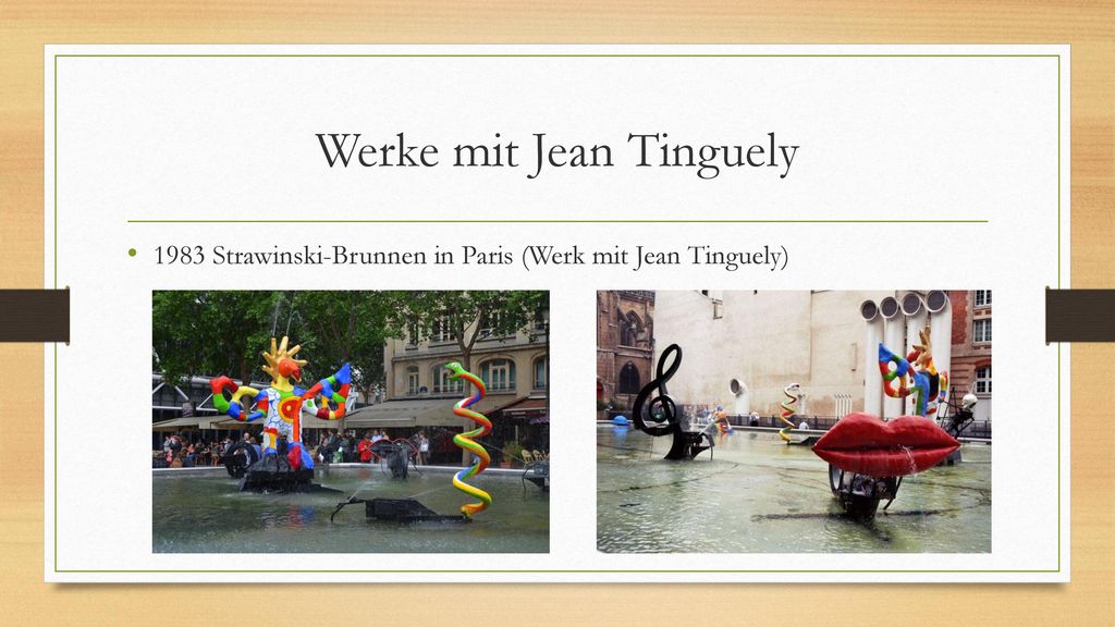 Werke mit Jean Tinguely