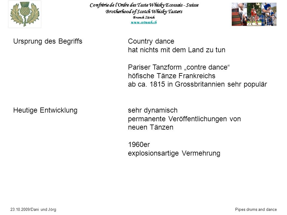 Ursprung des Begriffs Country dance hat nichts mit dem Land zu tun