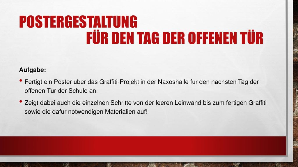 Postergestaltung für den tag der offenen tür