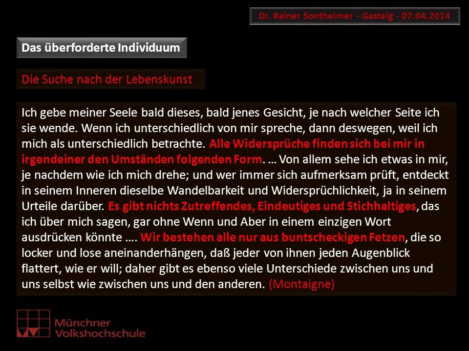 Dr. Rainer Sontheimer - Gasteig