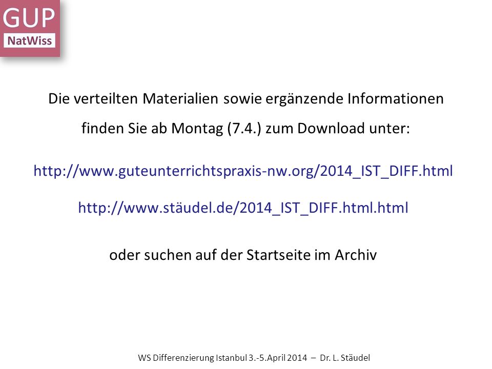 oder suchen auf der Startseite im Archiv