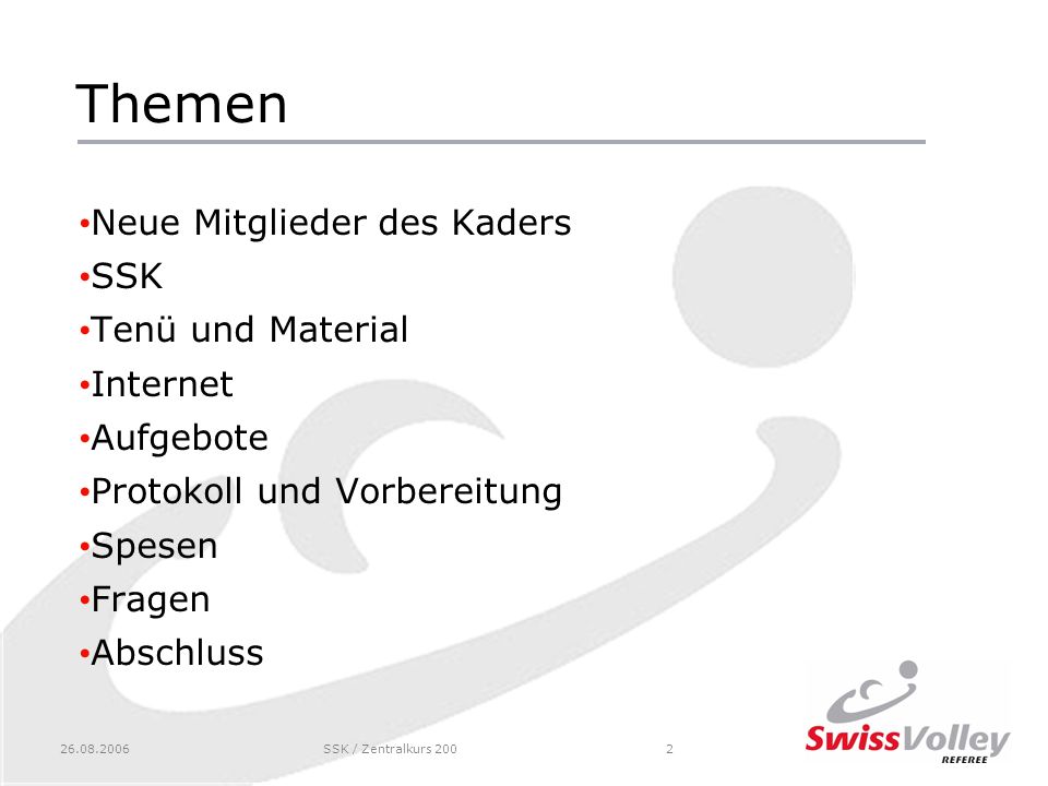 Themen Neue Mitglieder des Kaders SSK Tenü und Material Internet