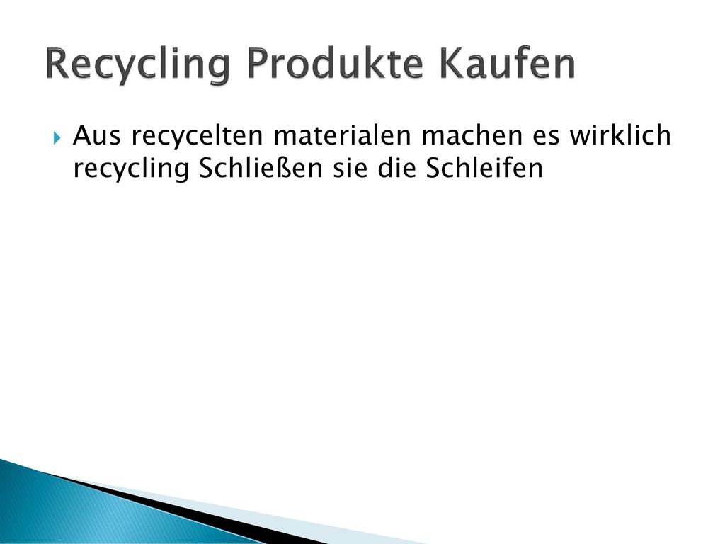 Recycling Produkte Kaufen