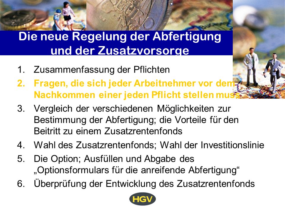 Die neue Regelung der Abfertigung und der Zusatzvorsorge
