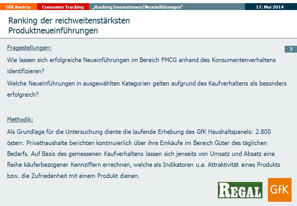 Ranking der reichweitenstärksten Produktneueinführungen