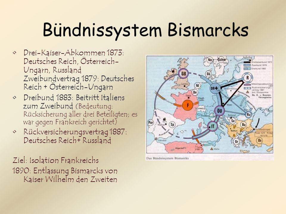Bündnissystem Bismarcks