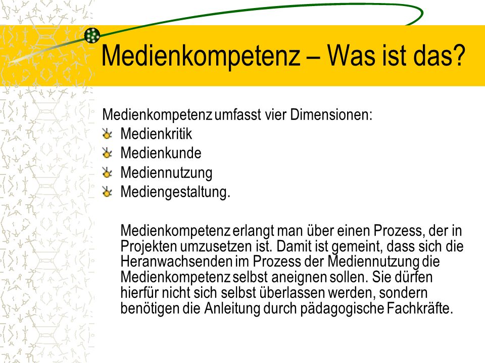 Medienkompetenz – Was ist das