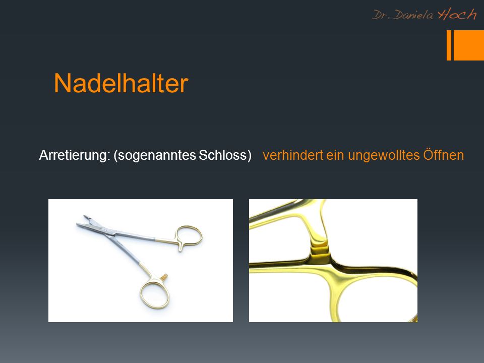 Nadelhalter Arretierung: (sogenanntes Schloss)