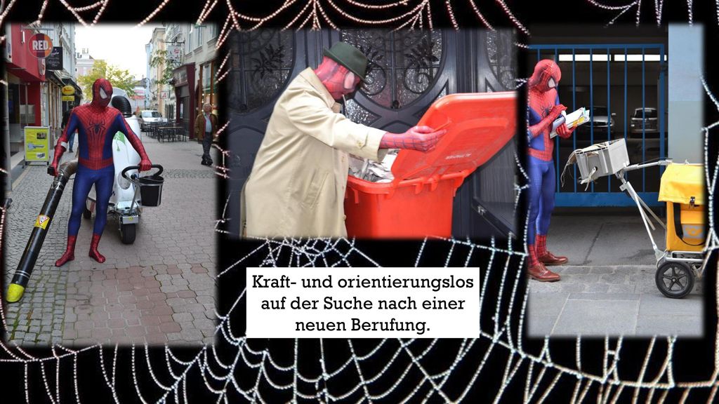 Kraft- und orientierungslos auf der Suche nach einer neuen Berufung.