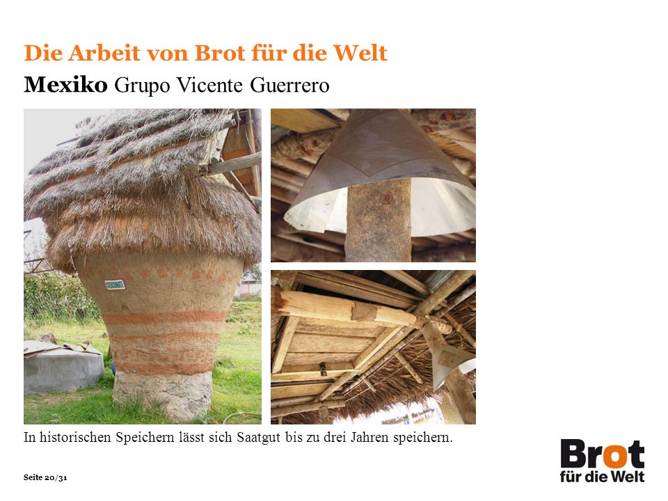 Die Arbeit von Brot für die Welt Mexiko Grupo Vicente Guerrero