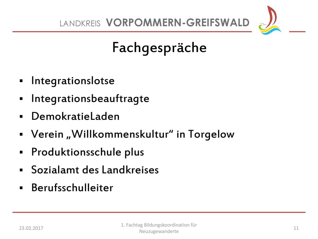 1. Fachtag Bildungskoordination für Neuzugewanderte