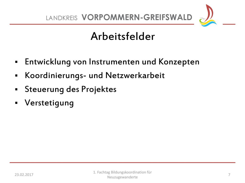 1. Fachtag Bildungskoordination für Neuzugewanderte