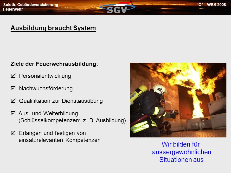 Ausbildung braucht System
