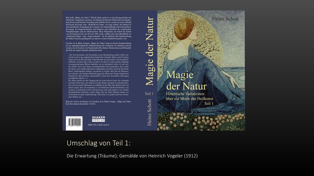 Umschlag von Teil 1: Die Erwartung (Träume); Gemälde von Heinrich Vogeler (1912)